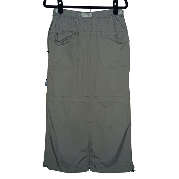 Gramicci Convertible Micro Ripstop Cargo Zip Off Small Midi EUC Army Olive Green - Picture 4 of 12